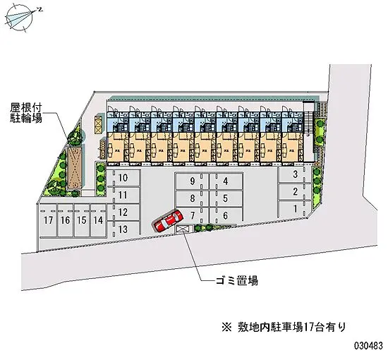 ★手数料０円★木更津市貝渕　月極駐車場（LP）